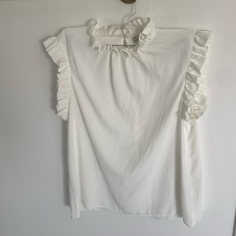 ASOS Design White Polyester Top